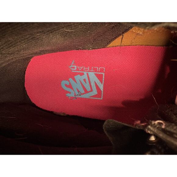 Vans Brown Suede High Tops Mens 6.5 Womens 8 - Picture 5 of 10